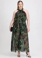 Floral Halter Jumpsuit