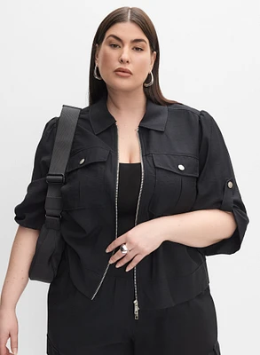 Melanie Lyne - Rolled Sleeve Jacket