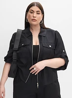 Melanie Lyne - Rolled Sleeve Jacket
