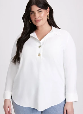 Joseph Ribkoff - Pearlized Button Blouse