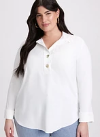 Joseph Ribkoff - Pearlized Button Blouse