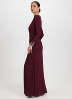 Robe à effet drapé