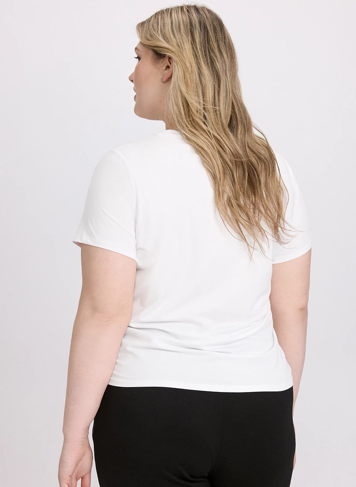 Rose Print T-Shirt
