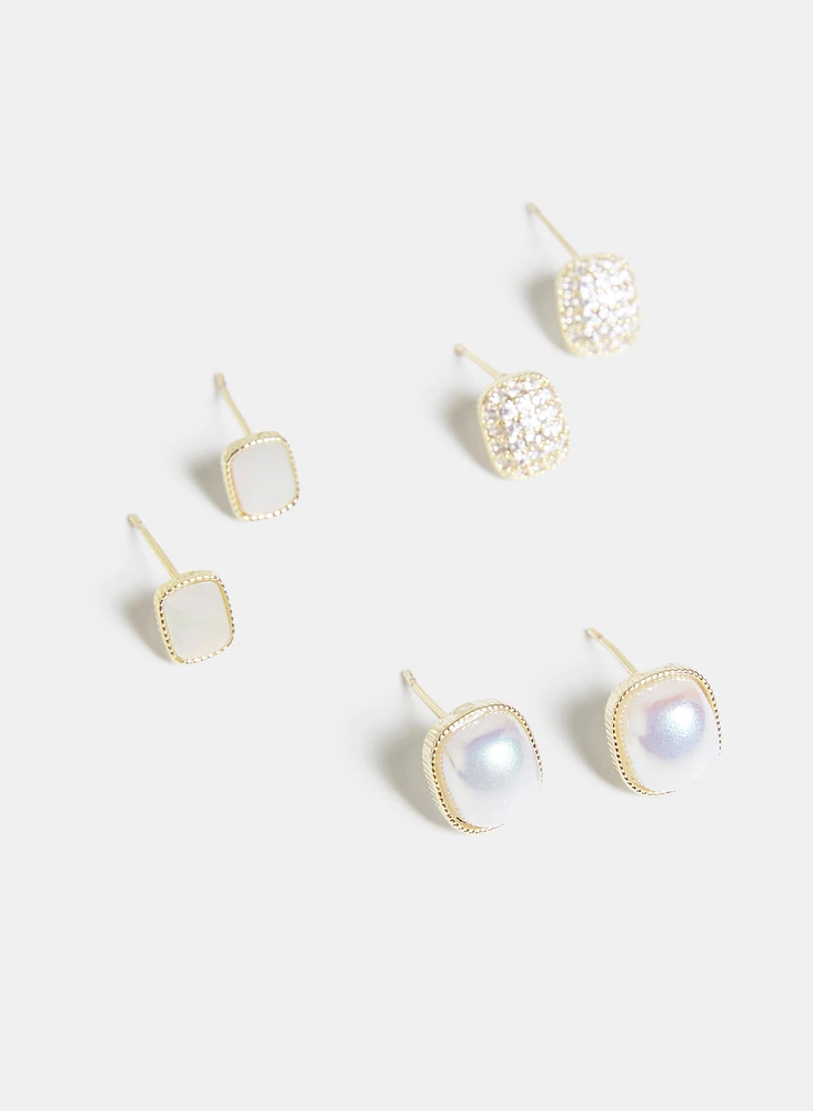 Stud Earrings Set