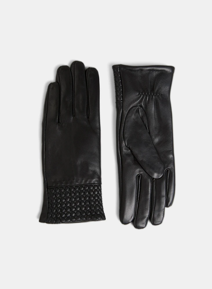 Gants en cuir