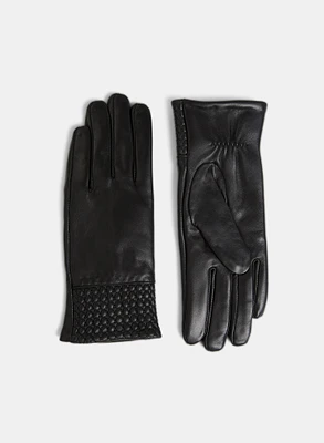 Quilted Detail Gloves