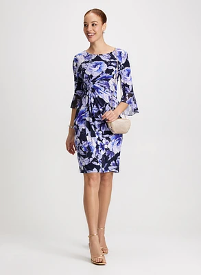 Floral Print Sheath Dress