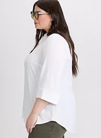 Blouse à manches 3/4