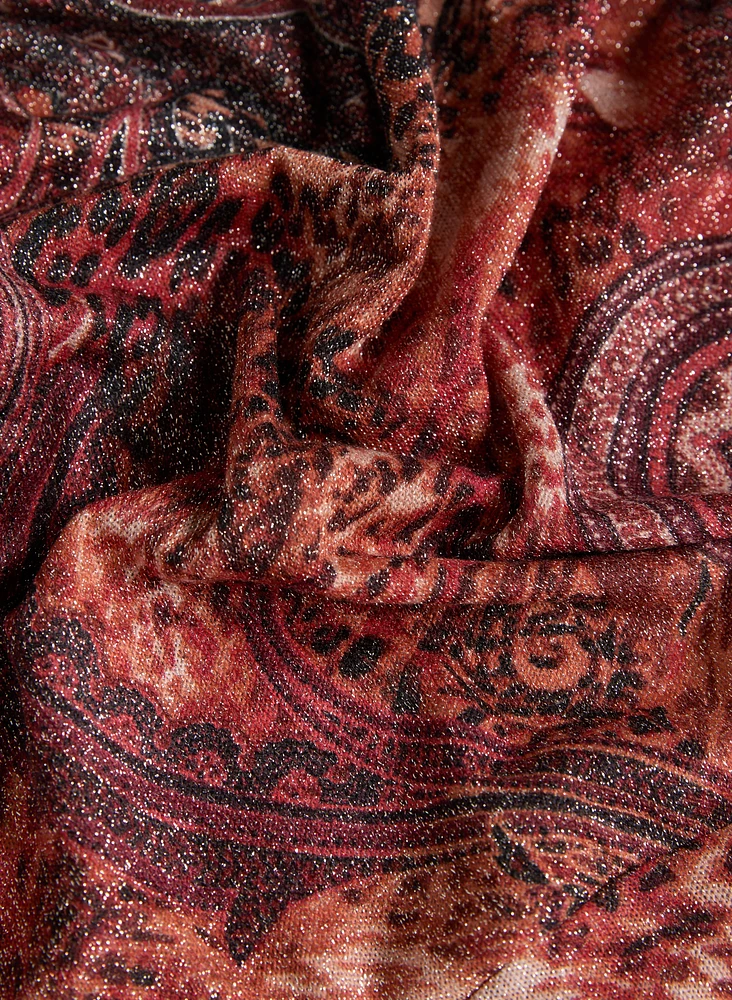 Haut à motif paisley