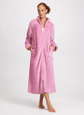 Zip-Front Robe