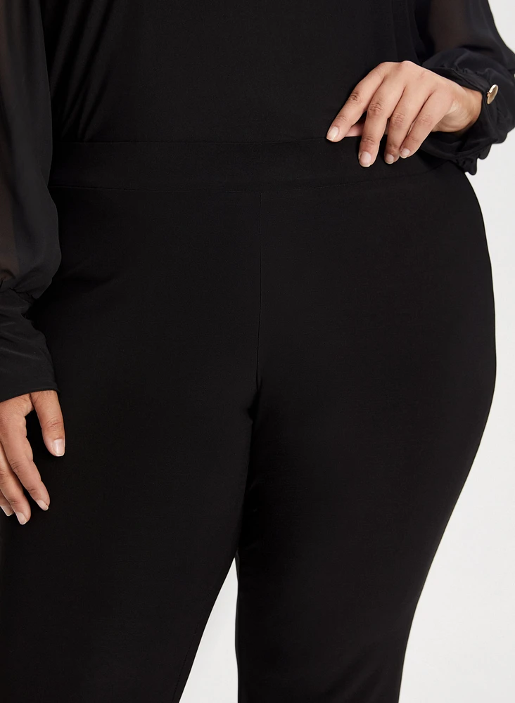 Pull-On Straight Leg Pants