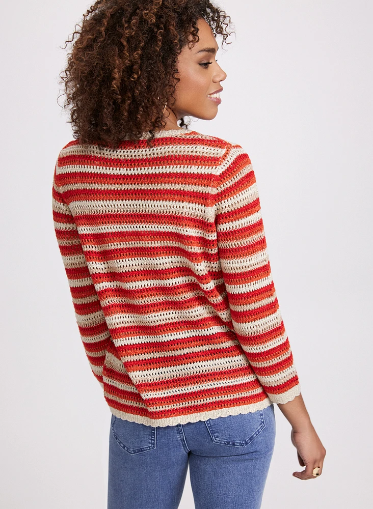 Stripe Knit Sweater