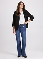 Twill Collarless Jacket