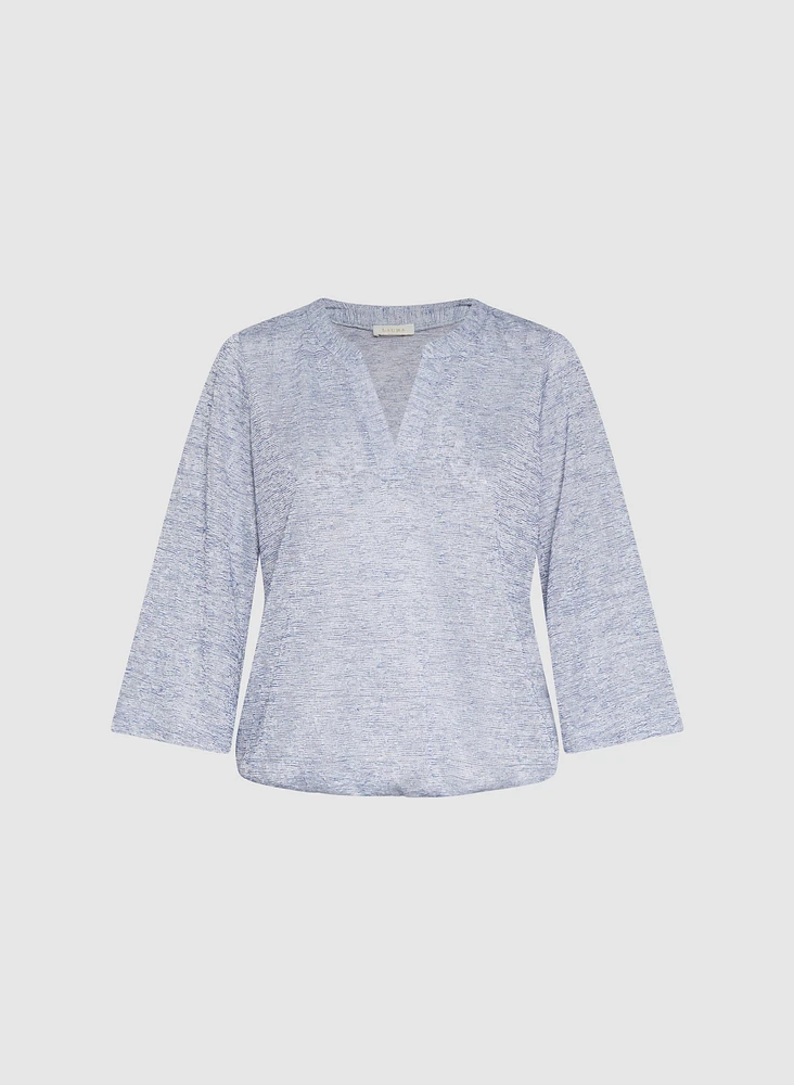 Mixed Knit Top