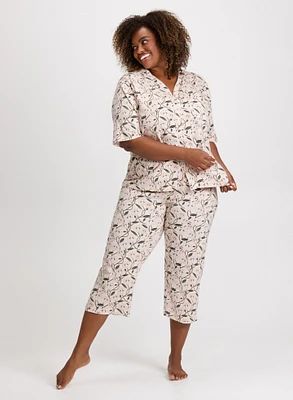 Ensemble de pyjama à motif mélangé