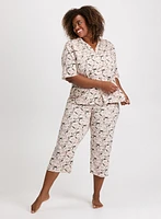 Ensemble de pyjama à motif mélangé