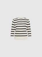 Stripe Knit Pullover