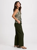 Sofia Cargo Straight-Leg Pants