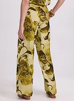 Floral Wide-Leg Pants