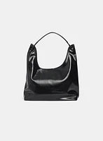 Vegan Leather Handbag & Pouch Set
