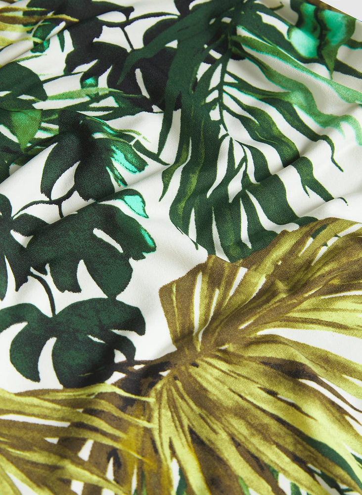 Olivia Leaf Print Pants