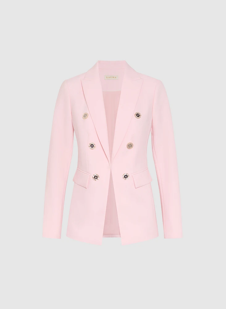 Peaked Lapel Blazer