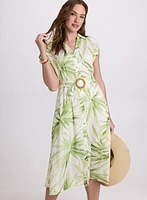 Leaf Print Dress