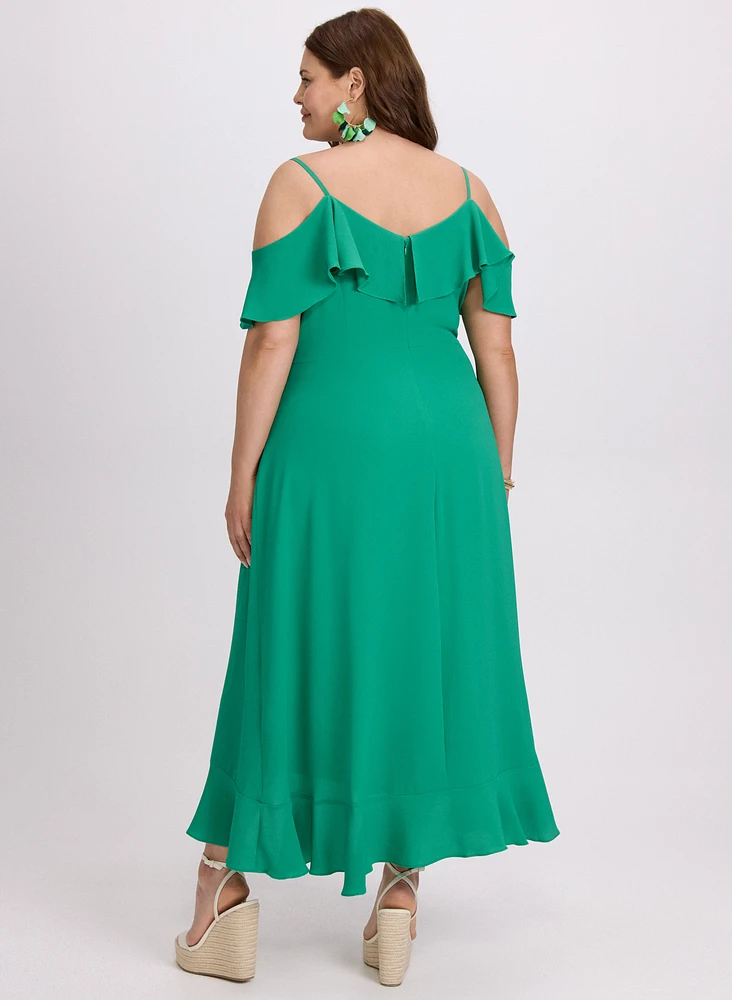 Cold Shoulder Midi Dress