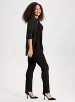 Pull-On Straight Leg Pants