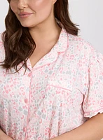 Mixed Animal Print Pyjama Set