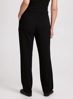 Pull-On Straight Leg Pants