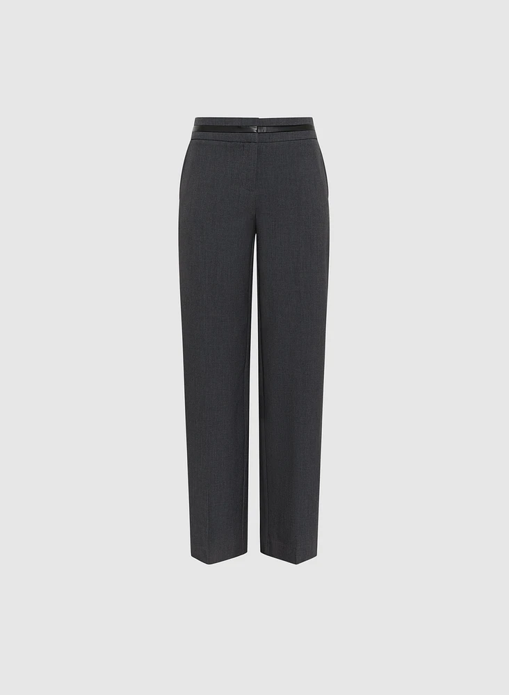 Pantalon Olivia à jambe large– court