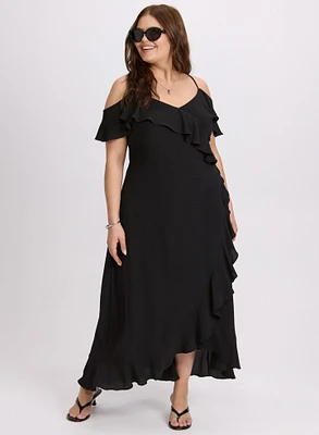 Cold Shoulder Midi Dress