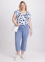 Abstract Dot Print Top