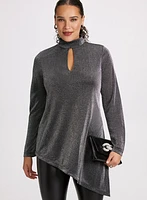 Metallic Asymmetrical Tunic