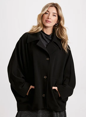 Manteau boutonné court