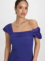 Asymmetric Off-Shoulder Dress