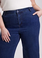 Cropped Wide-Leg Jeans