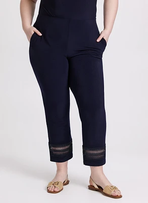 Joseph Ribkoff - Lace Trim Pants