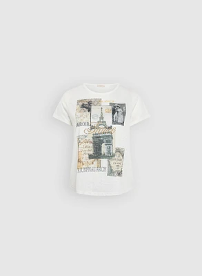 Paris Print T-Shirt