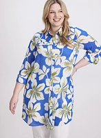 Blouse-tunique florale