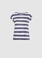 Stripe Burnout T-Shirt