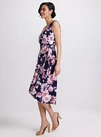 Sleeveless Floral Dress