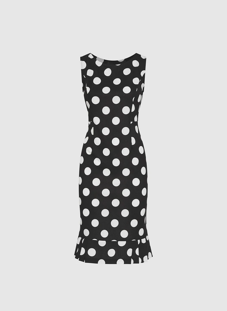 Polka Dot Dress & Jacket Set