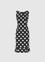 Polka Dot Dress & Jacket Set
