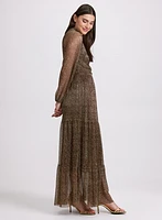 Lurex Maxi Dress