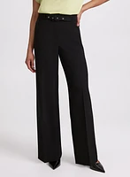 Olivia Belted Wide-Leg Pants