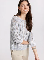 Open Knit Sweater