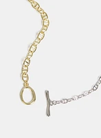 Two-Tone Chain Necklace