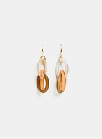 Oval Resin Earrings